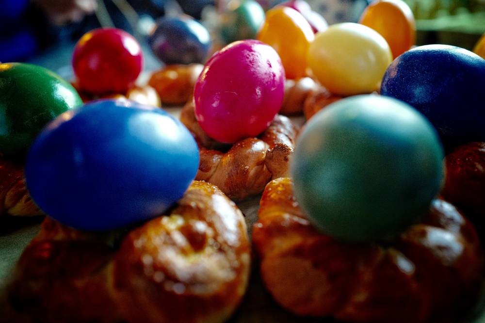 Vorbereitungen f&uuml;r den Ostermorgen